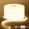 220V Dimmable COB LED Strip Light IP65 With EU Plug For Kitchen And Home Lighting 11