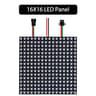 WS2812B RGB LED Matrix Panel 5V Flexible Individually Addressable Pixel Screen 8x8 16x16 8x32 7