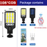 Solar Motion Sensor Street Light With 3 Lighting Modes IP65 Waterproof Outdoor LED Lamp 6