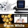 200 LED Solar Crystal Ball String Lights  Waterproof Outdoor Fairy Lights 8