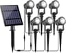 RGB Solar Garden Spotlight With App Control And IP65 Waterproof Outdoor Lighting 6