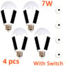 E27 Rechargeable Solar LED Bulb 7W 12W Emergency Camping Light 6