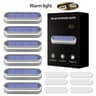 Solar LED Step Lights IP68 Waterproof Auto On Off Outdoor Deck And Driveway Lights 6
