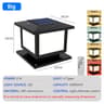 Remote Control Solar Column Light  IP65 Waterproof Outdoor Fence And Garden Light 7