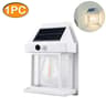 Solar Tungsten Motion Sensor Wall Light  3 Mode Waterproof Outdoor Lantern 5