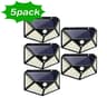 100 LED Solar Motion Sensor Wall Light  4Sided IP65 Outdoor Security Light 11