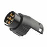 2M 7 Pin Trailer Light Extension Cable Male To Female Coiled Lead 6