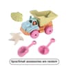 7PCS Kids Beach Sand Toy Set With Bucket Shovel Rake And Ocean Molds 7