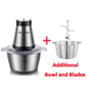 BioloMix 500W 2L Electric Food Chopper And Meat Grinder With 2 Speeds 8