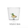 3D Handmade Bubble Glass Cup With Animal And Plant Design 6