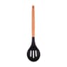 Silicone Skimmer Slotted Serving Spoon For Draining Cooking And Serving 6