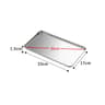 304 Stainless Steel Rectangular Food Serving Tray For Kitchen Restaurant And Pastry Use 8