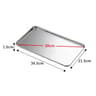 304 Stainless Steel Rectangular Food Serving Tray For Kitchen Restaurant And Pastry Use 9