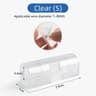 USB Cable Organizer Clips SelfAdhesive Cord Holders For Desk And Home 12