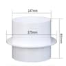 Round Air Duct Backdraft Damper Check Valve For Exhaust Fans 8