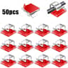 SelfAdhesive Cable Organizer Clips  Wall Mounted Cord Holders For Easy Cable Management 6