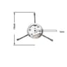 Steel Wire Weed Brush Trimmer Head For Grass Moss And Rust Removal 6