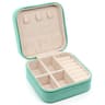 Mini Travel Jewelry Box  Portable PU Leather Jewelry Organizer For Rings Earrings And Necklaces 6