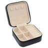 Portable Jewelry Organizer Case  Mini PU Leather Travel Jewelry Box For Rings Earrings And Necklace 6