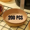 Disposable Air Fryer Paper Liners  NonStick OilProof Parchment Baking Liners 9