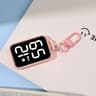 LED Keychain Digital Watch Mini Pocket Clock For Backpacks And Keys 7