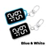 LED Keychain Digital Watch Mini Pocket Clock For Backpacks And Keys 10