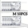 Reusable Aluminum Foil Food Storage Bags  Airtight Zip Seal Freezer And Pantry Organizers 10