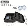 Unique Shape Silicone Ice Cube Mold For Cocktails Whiskey And Party Drinks 8