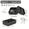 Unique Shape Silicone Ice Cube Mold For Cocktails Whiskey And Party Drinks 11