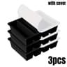 Large Rectangular Ice Cube Mold With Lid  Stackable Long Ice Cube Tray For Bottles 12