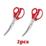 Stainless Steel BBQ Grill Scissors Heavy Duty Kitchen Shears For Meat And Vegetables 8