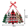 Christmas Door Hanger Santa Claus Snowman Holiday Hanging Ornament 9