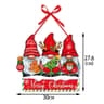 Christmas Door Hanger Santa Claus Snowman Holiday Hanging Ornament 10