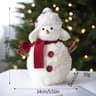 Plush Knitted Christmas Snowman Ornament  Cute Christmas Tree Hanging Pendant 8