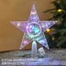 15cm Warm White LED Christmas Tree Star Topper Light 7