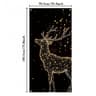 Red Gold Christmas Door Cover With Bow Holiday Door Banner 6