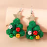 Lucky Star Christmas Tree Dangle Earrings For Women 1