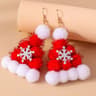 Lucky Star Christmas Tree Dangle Earrings For Women 3