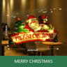 LED Christmas Window Hanging Light With Suction Cup Festive Holiday Decor 7