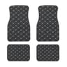 4PCS Universal PU Leather Waterproof Car Floor Mats Set 9
