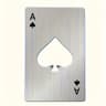 Ace Of Spades Stainless Steel Wallet Bottle Opener 6