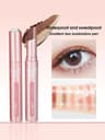 Gradient DualColor Eyeshadow Stick Waterproof Pearlescent Shimmer Eye Makeup 6