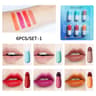 6PCS Mini Capsule Lipstick Set  Moisturizing Waterproof Lip Color Kit 6