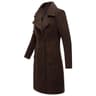 Womens Warm Wool Blend Winter Coat With DoubleBreasted Design And TurnDown Collar 9