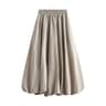 Womens Vintage High Waist Balloon Maxi Skirt Flowy ALine Y2K Puff Skirt 5