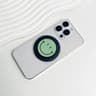 Cute Happy Face Magnetic Phone Grip Holder With Foldable Stand For MagSafe 11