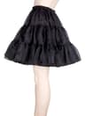 Short Tulle Petticoat Crinoline Skirt For Women  Fluffy Rockabilly Underskirt 8
