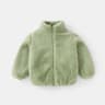 Cozy Solid Color Plush Toddler Jacket For Boys And Girls 1