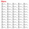 50100PCS LED Strip Mounting Clips With Screws For 5050 LED Light Strips 6