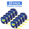 Compatible Dymo LetraTag 12mm Clear Label Tape Refills 5 Pack Or 10 Pack 12